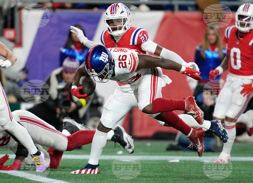 APTOPIX Giants Patriots Football