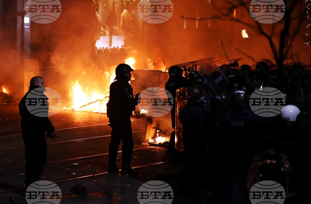 APTOPIX Bulgaria Protest