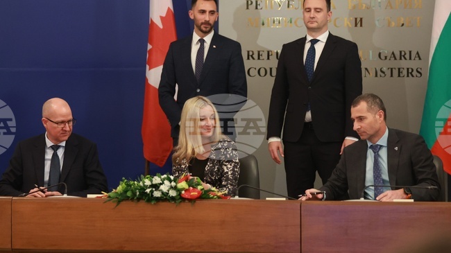 "АЕЦ Козлодуй - Нови мощност" ЕАД и консорциум с преобладаващо канадско участие сключиха в София споразумение за инженерно-консултантски услуги