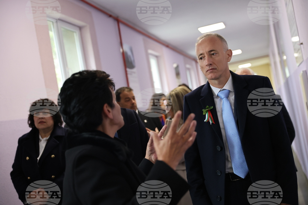 Белица - Красимир Вълчев - СТЕМ кабинети - откриване