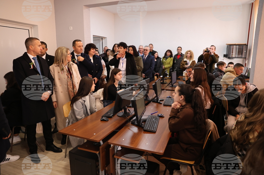 Белица - Красимир Вълчев - СТЕМ кабинети - откриване