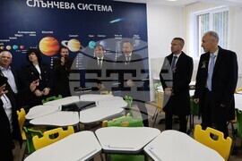 Белица - Красимир Вълчев - СТЕМ кабинети - откриване