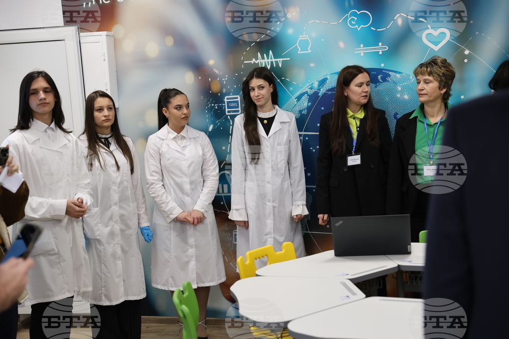 Белица - Красимир Вълчев - СТЕМ кабинети - откриване