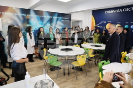 Белица - Красимир Вълчев - СТЕМ кабинети - откриване