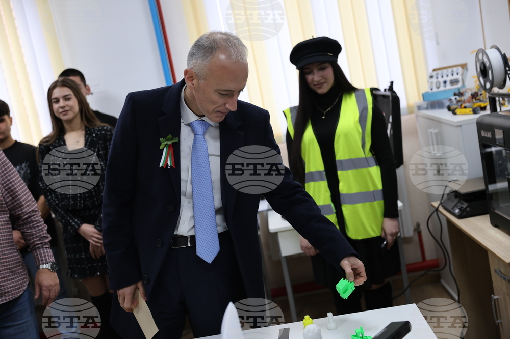 Белица - Красимир Вълчев - СТЕМ кабинети - откриване