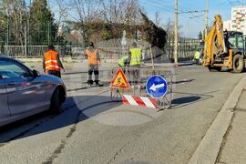 Бургас - улица - ремонт