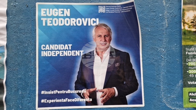 Още един независим кандидат за кмет на Букурещ се оттегли от предизборната надпревара