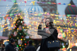 Russia Daily Life Holiday Lights