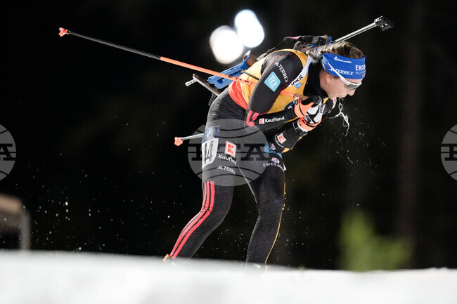 Носителката на Световната купа по биатлон Франциска Пройс ще пропусне останалите два старта в Йостерсунд поради заболяване