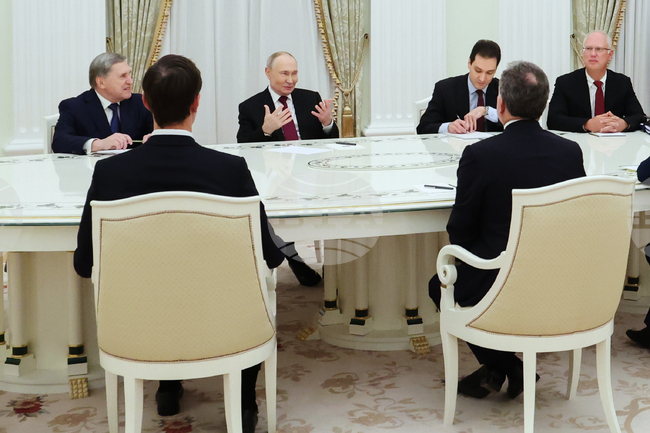 Срещата на Путин с Уиткоф и Къшнър в Кремъл приключи