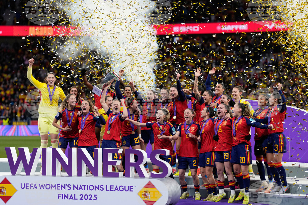 APTOPIX Spain Nations League Soccer