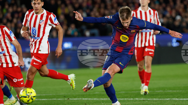 Барселона постигна категоричен успех над Атлетико (Мадрид) в зрелищен мач на „Камп Ноу“, Дани Олмо с основна заслуга