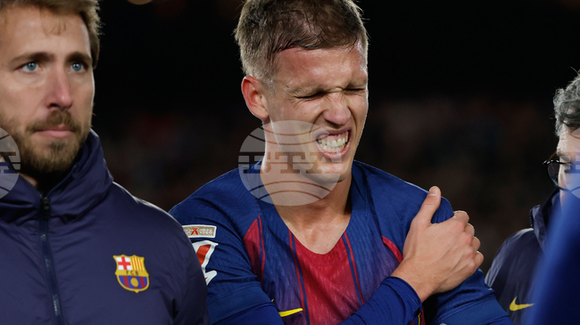 Барселона потвърди контузията на Дани Олмо след мача срещу Атлетико Мадрид