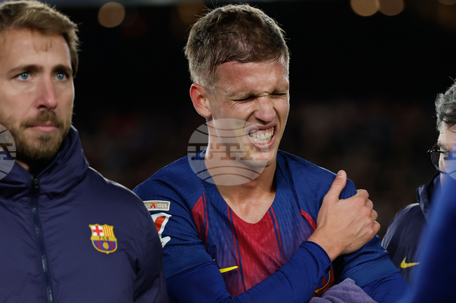 Барселона потвърди контузията на Дани Олмо след мача срещу Атлетико Мадрид