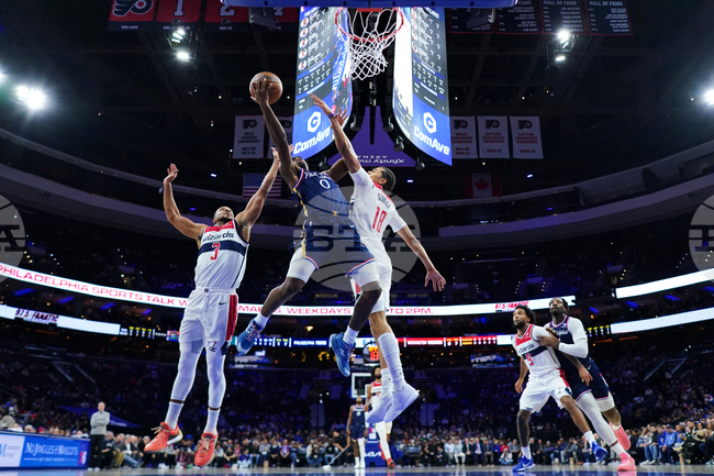 Wizards 76ers Basketball