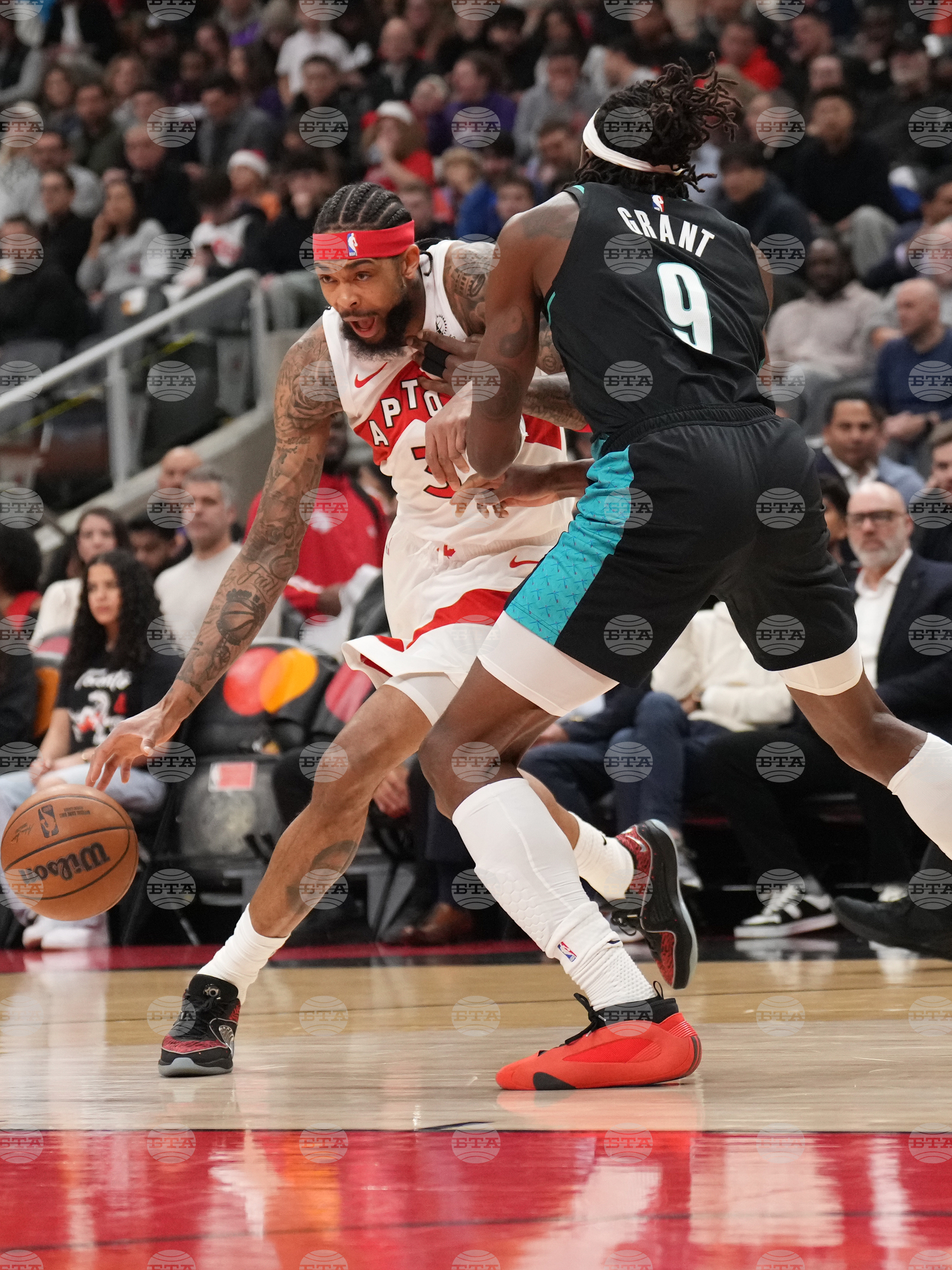 Trail Blazers Raptors Basketball