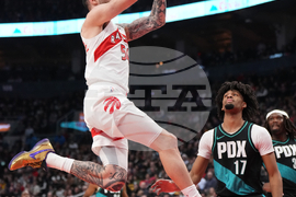 Trail Blazers Raptors Basketball