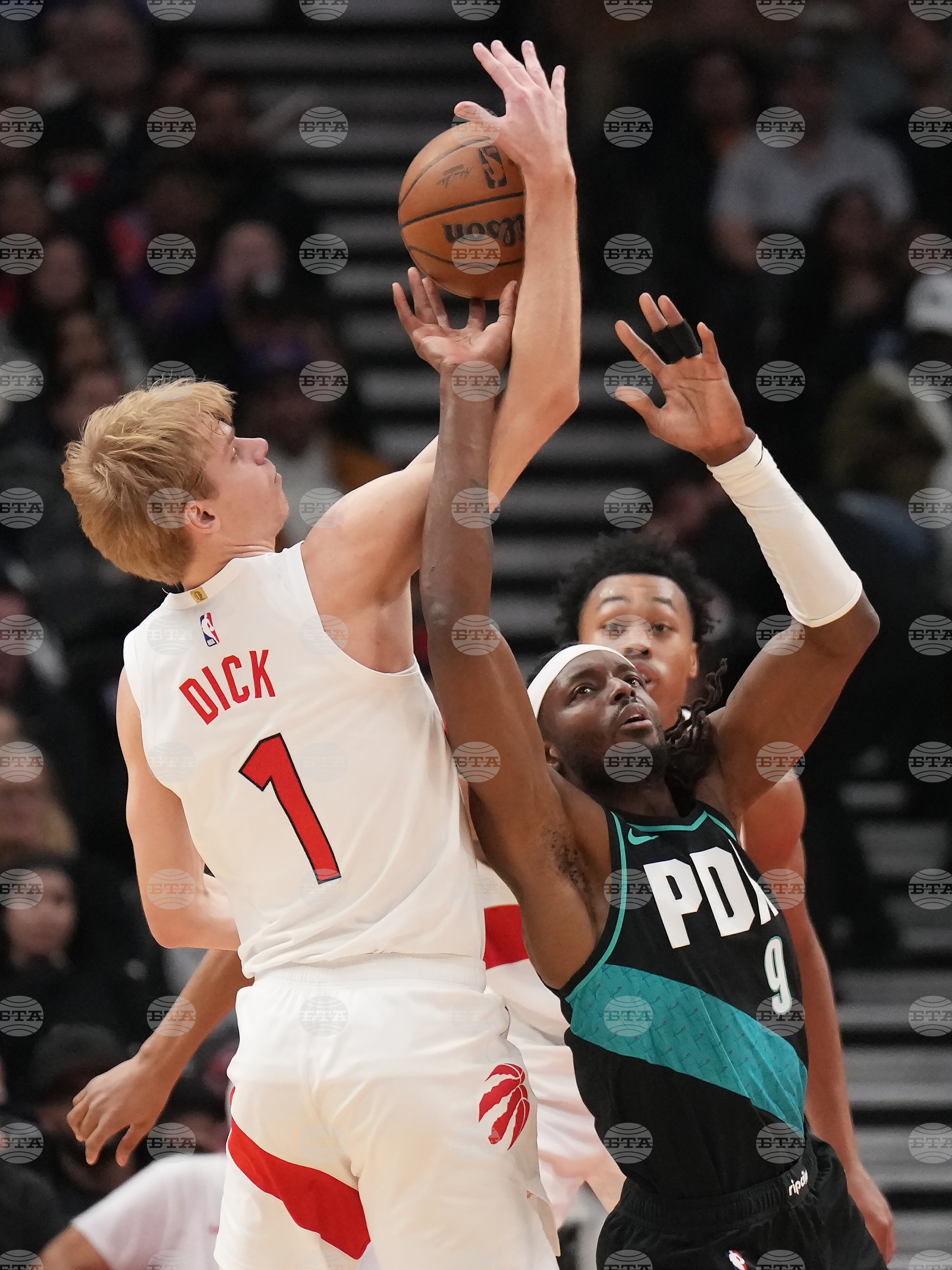 Trail Blazers Raptors Basketball