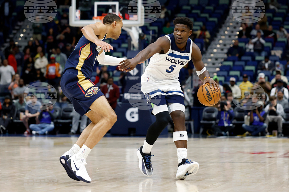 Timberwolves Pelicans Basketball