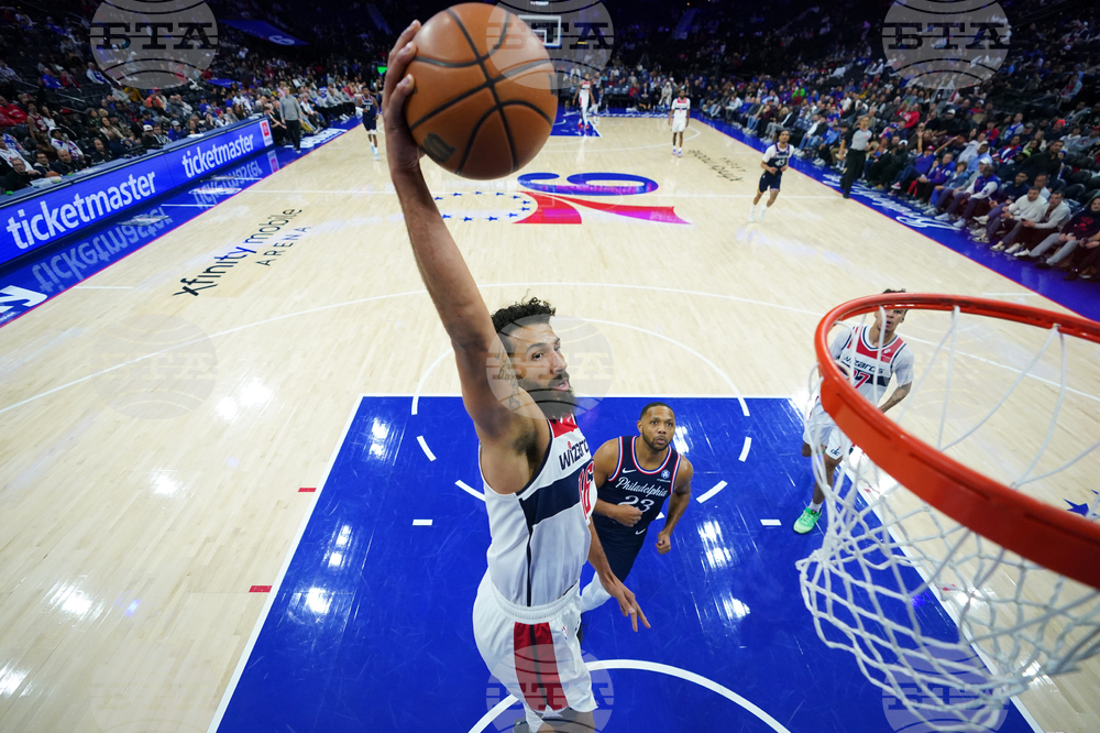 Wizards 76ers Basketball