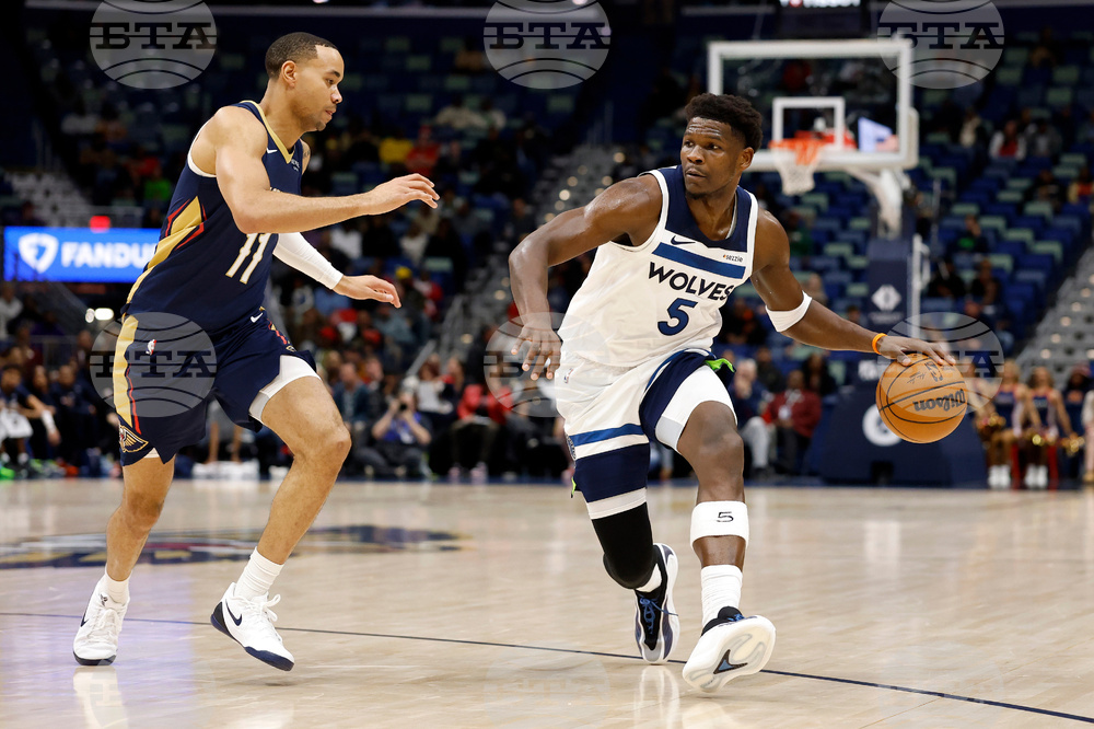 Timberwolves Pelicans Basketball