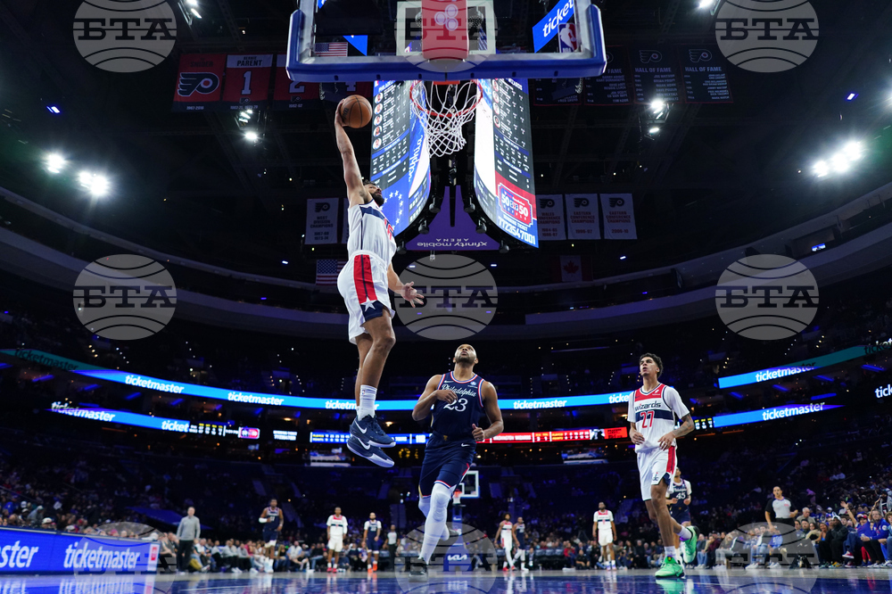 Wizards 76ers Basketball