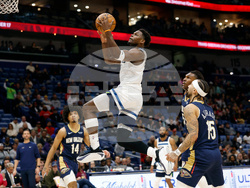 Timberwolves Pelicans Basketball