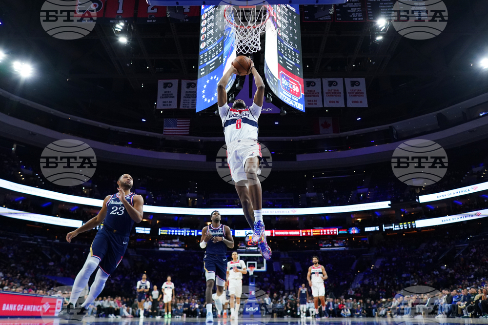 Wizards 76ers Basketball