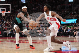 Trail Blazers Raptors Basketball