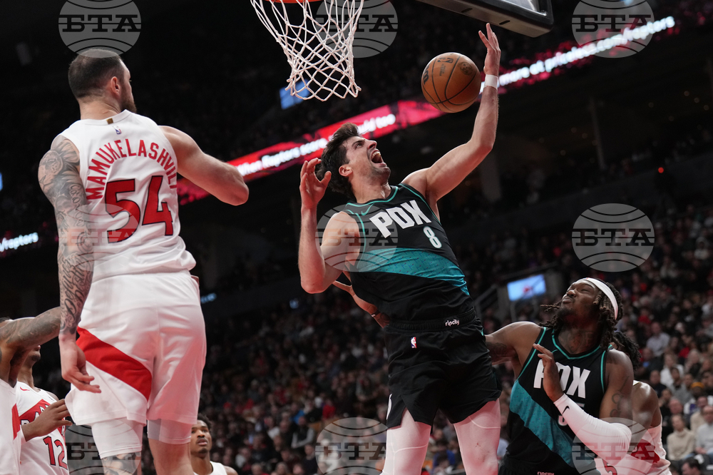 Trail Blazers Raptors Basketball