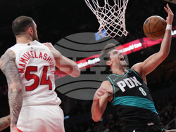 Trail Blazers Raptors Basketball