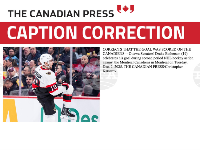 HKN Senators Canadiens 20251202