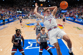 APTOPIX UConn Kansas Basketball