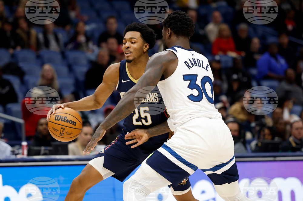 Timberwolves Pelicans Basketball