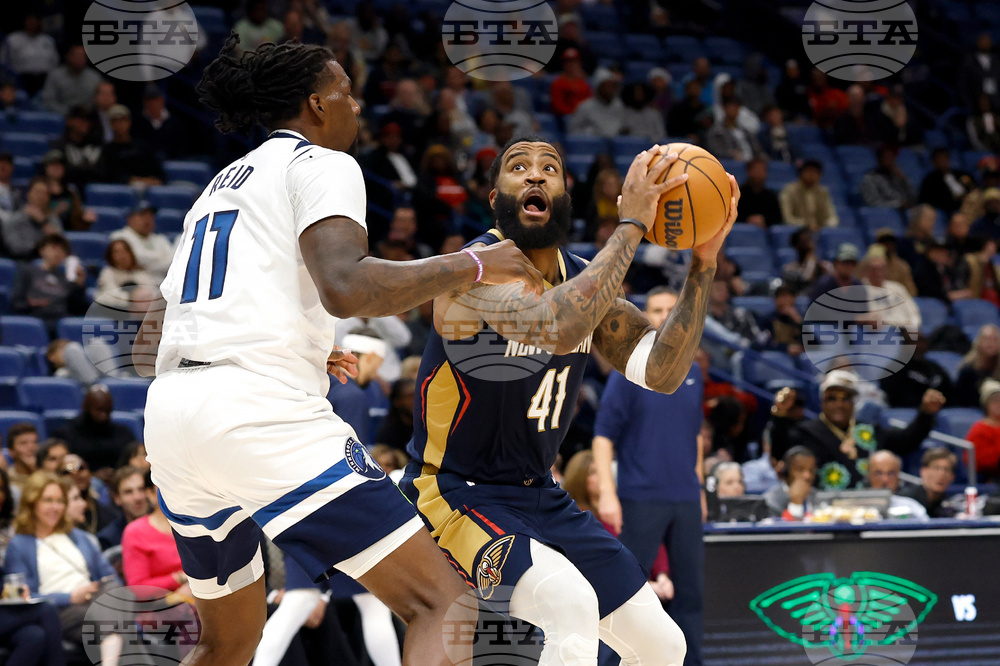 Timberwolves Pelicans Basketball