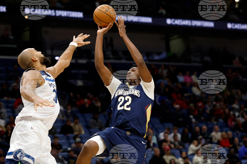 Timberwolves Pelicans Basketball