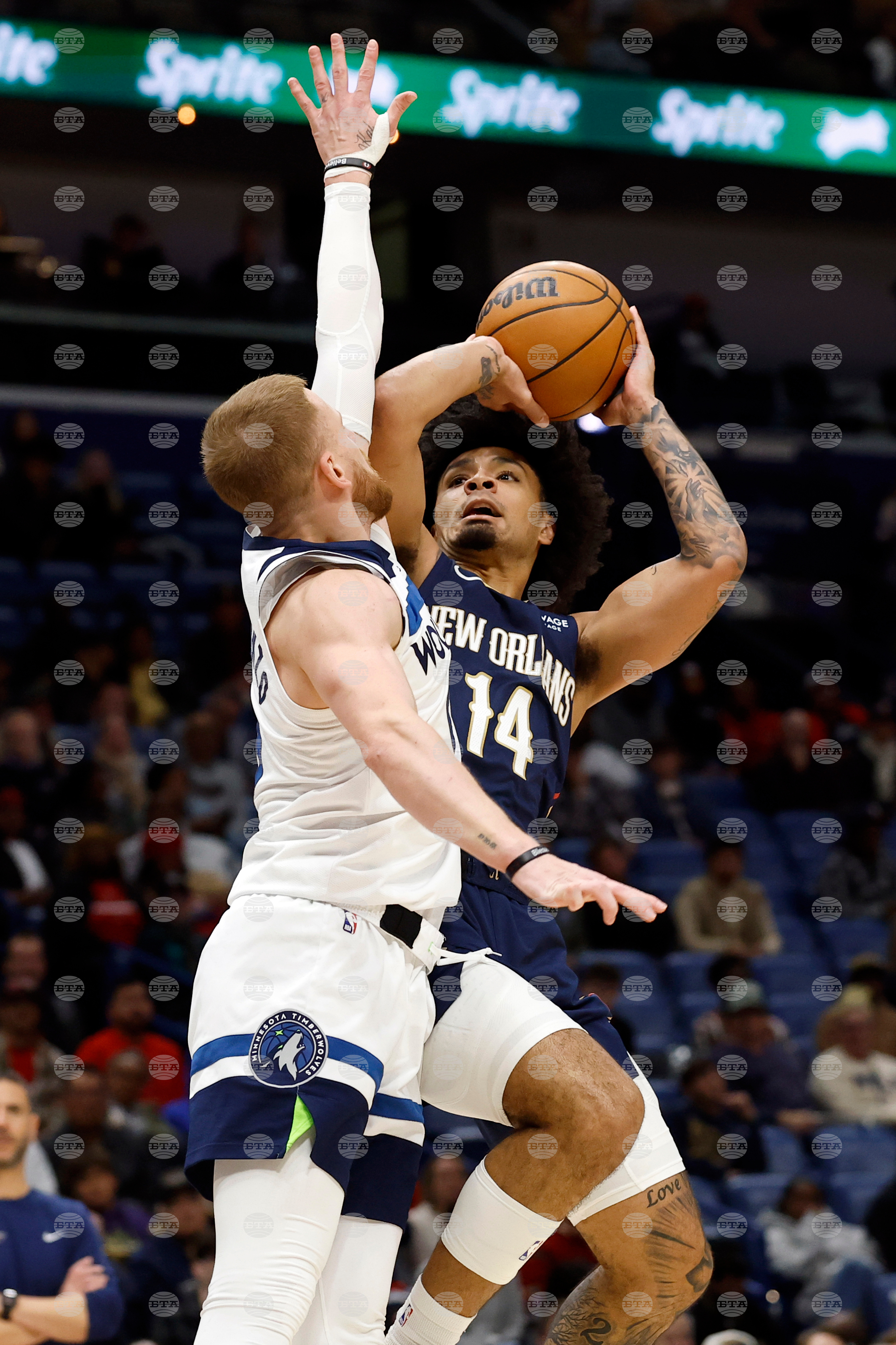 Timberwolves Pelicans Basketball