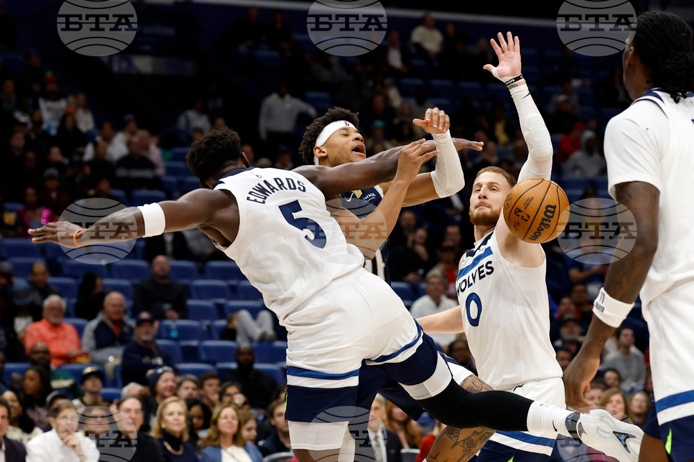 Timberwolves Pelicans Basketball