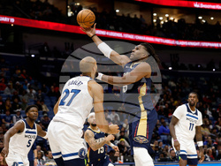 Timberwolves Pelicans Basketball