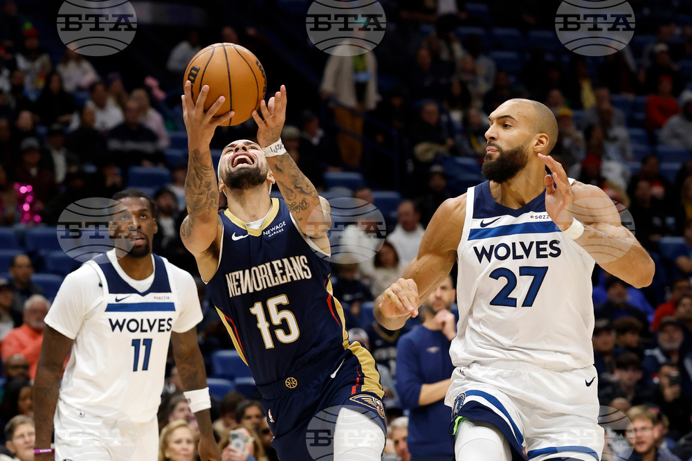 Timberwolves Pelicans Basketball