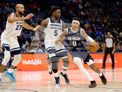 Timberwolves Pelicans Basketball