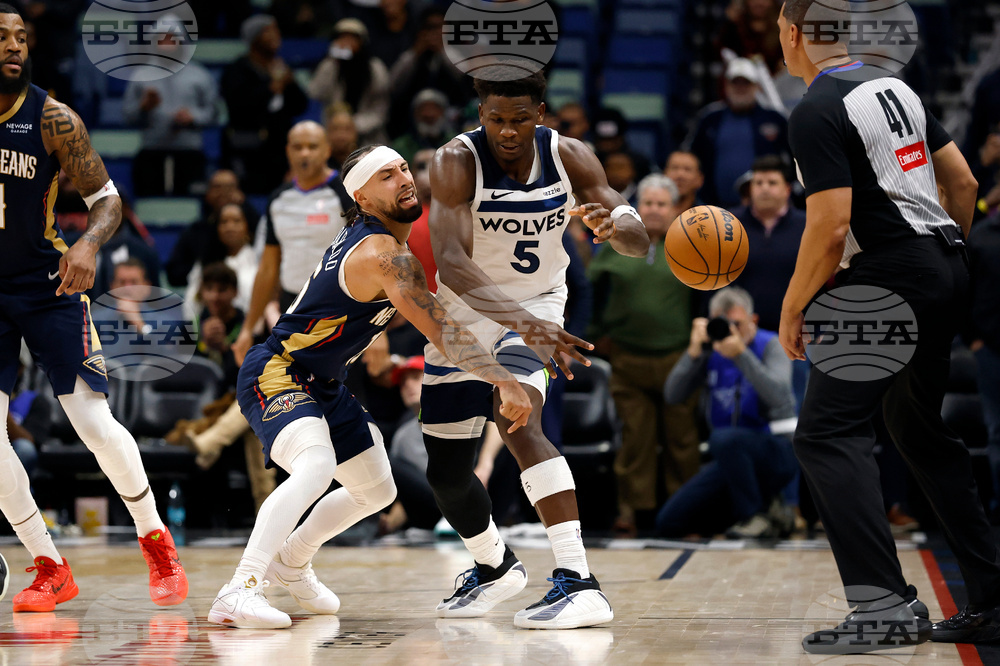 Timberwolves Pelicans Basketball