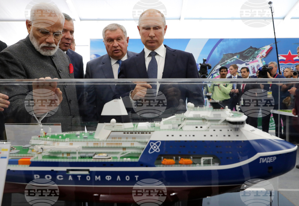 Ройтерс: Руският президент Путин ще се опита да стимулира износа в областта на енергетиката и отбраната с посещението си в Индия