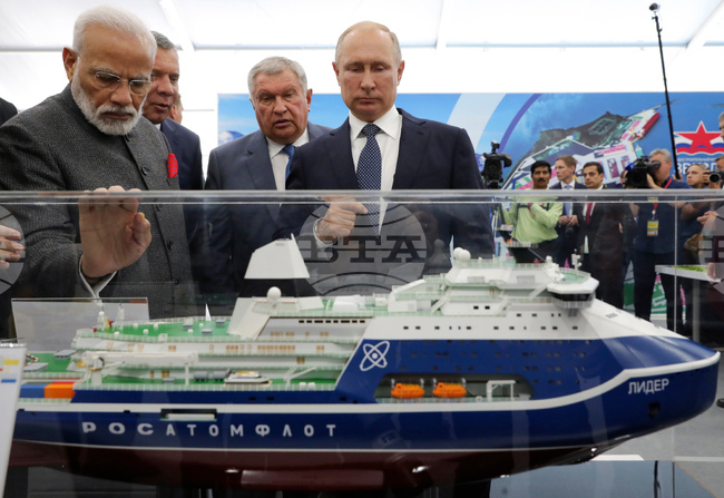 Ройтерс: Руският президент Путин ще се опита да стимулира износа в областта на енергетиката и отбраната с посещението си в Индия