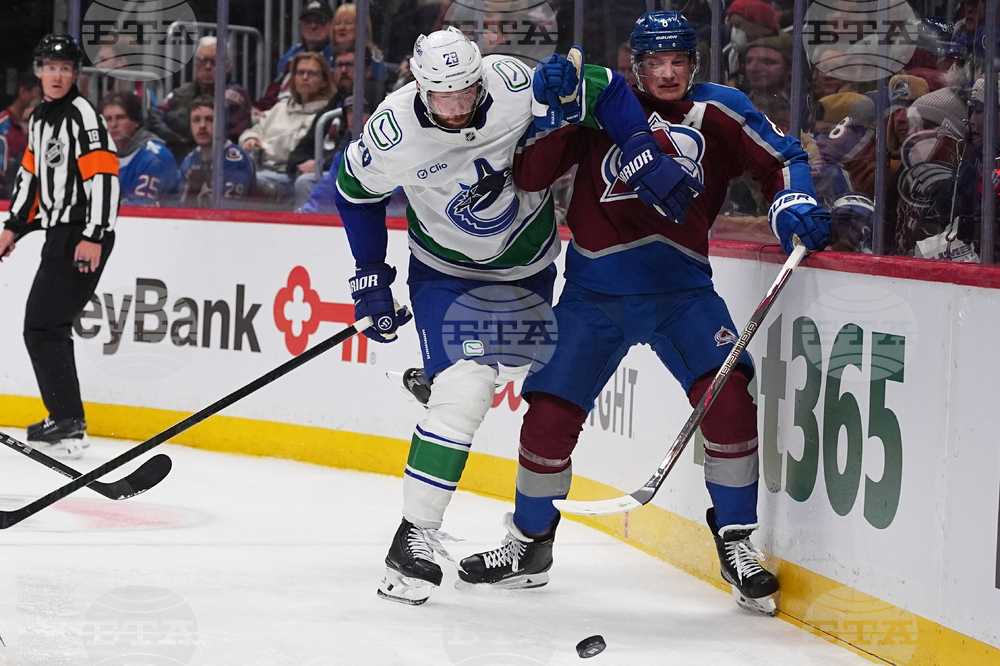 Canucks Avalanche Hockey