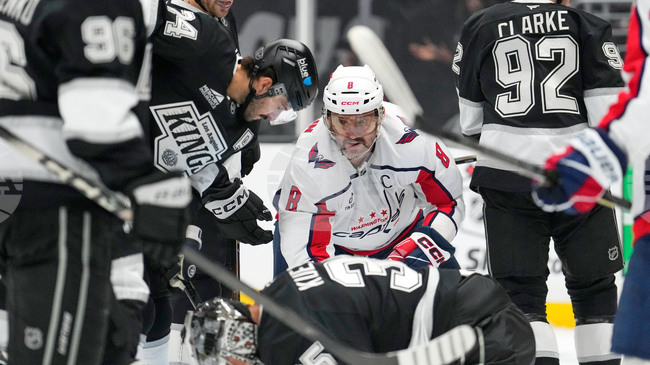 Александър Овечкин вкара два гола при победа на Вашингтон Кепиталс срещу Сан Хосе Шаркс в НХЛ