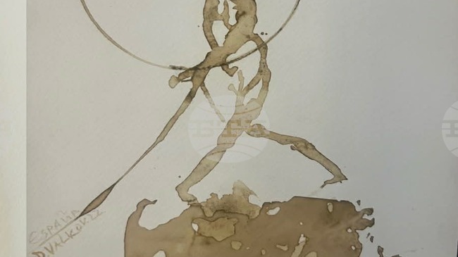 Художникът Деян Вълков показва своите „Следи“ днес