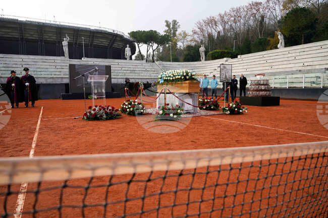 Italy Tennis Obit Nicola Pietrangeli