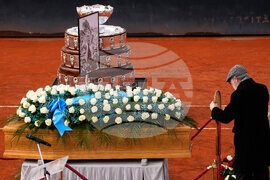 Italy Tennis Obit Nicola Pietrangeli