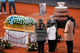 Italy Tennis Obit Nicola Pietrangeli